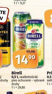 Coop Birell nealkoholické pivo nabídka