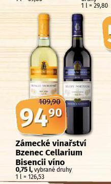 Coop Zámecké vinařství bzenec nabídka