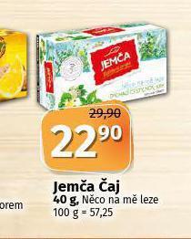 Coop Jemča čaj nabídka