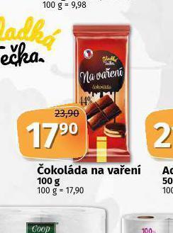 Coop Čokoláda na vaření nabídka