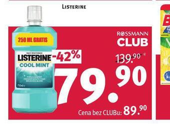 Rossmann Listerine ústní voda nabídka