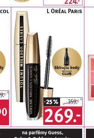 Rossmann Loreal paris řasenka nabídka