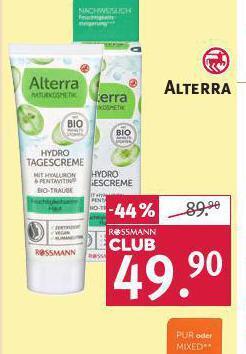 Rossmann Alterra nabídka