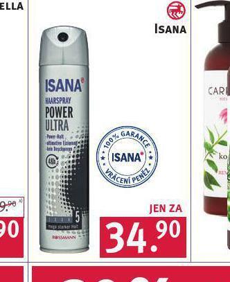 Rossmann Isana lak na vlasy nabídka