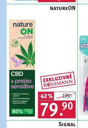 Rossmann Natureon zubní pasta nabídka
