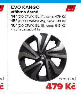 Auto Kelly Kryty kol evo kango 16" nabídka