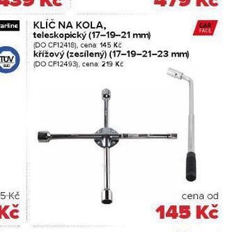 Auto Kelly Klíč na kola teleskopický nabídka