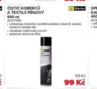 Auto Kelly Čistič koberců a textílií pěnový nabídka
