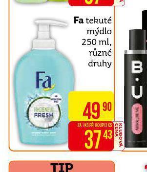 Teta Fa tekuté mýdlo nabídka