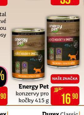 Teta Energy pet konzervy pro kočky nabídka