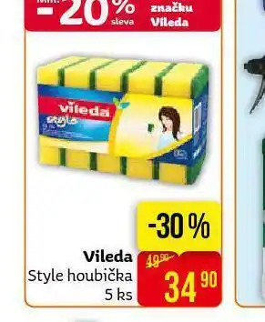 Teta Vileda style houbička nabídka