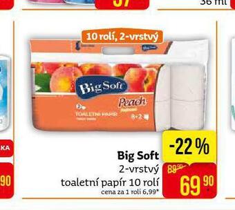 Teta Big soft toaletní papír nabídka