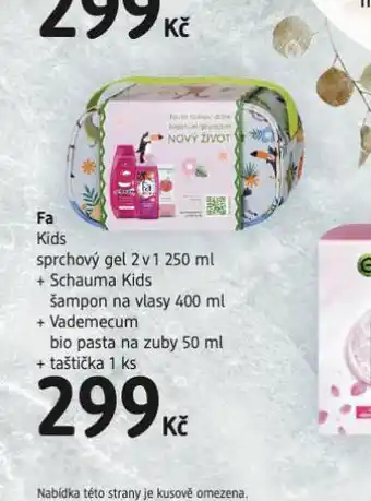 dm drogerie Fa kids dárková kazeta nabídka