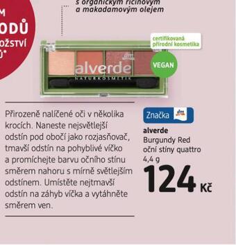dm drogerie Alverde oční stíny nabídka
