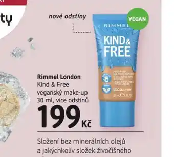 dm drogerie Rimmel london veganský make-up nabídka