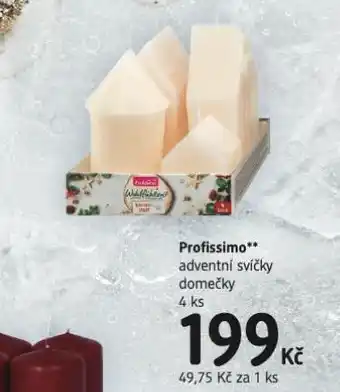 Adventní svíčky domeček