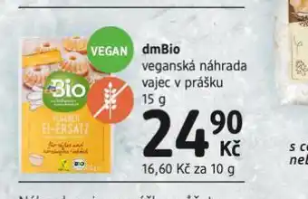 dm drogerie Dmbio veganská náhrada vajec v prášku nabídka