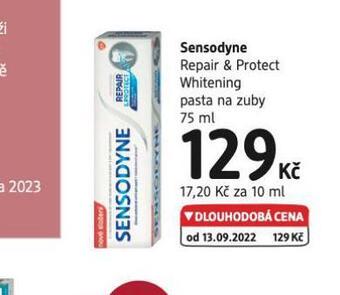 dm drogerie Sensodyne zubní pasta nabídka