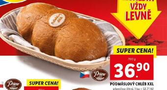 Lidl Podmáslový chléb xxl nabídka