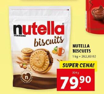 Lidl Nutella biscuits nabídka