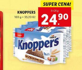 Lidl Knoppers nabídka