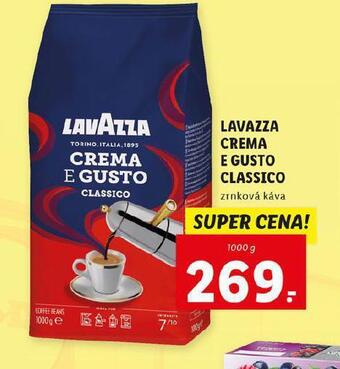 Lidl Lavazza crema e gusto classico nabídka