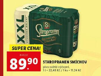 Lidl Pivo staropramen smíchov nabídka