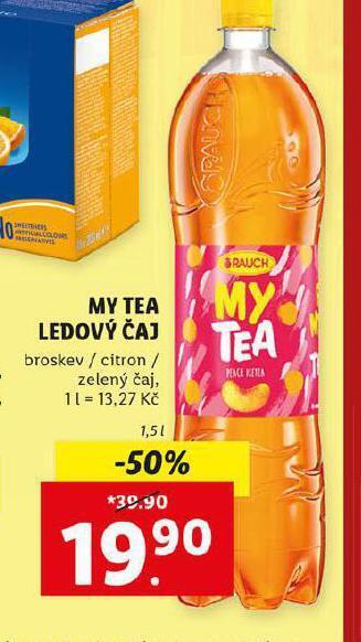 Lidl My tea ledový čaj nabídka