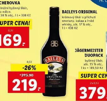 Lidl Baileys original nabídka