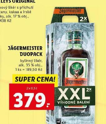 Lidl Jägermeister duopack nabídka