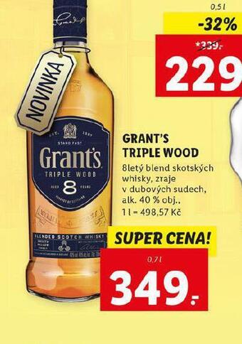 Lidl Grant´s triple wood nabídka