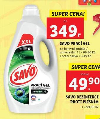 Savo prací gel