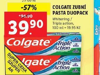 Lidl Colgate zubní pasta duopack nabídka