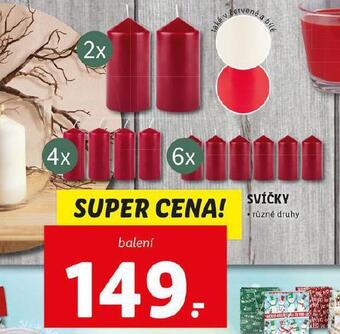 Lidl Svíčky nabídka