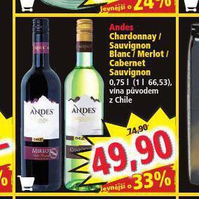 Norma Andes cabernet sauvignon nabídka