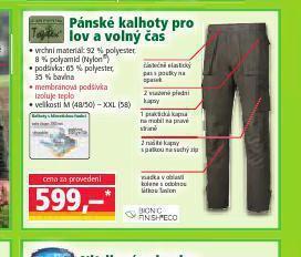 Norma Pánské kalhoty pro lov a volný čas nabídka