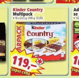 Norma Kinder country multipack nabídka