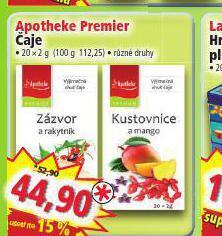 Norma Apotheke premier čaje nabídka