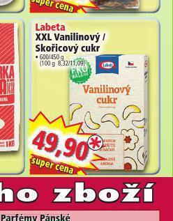 Norma Labeta xxl skořicový cukr nabídka