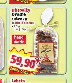 Disspolky ovesné sušenky