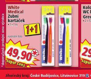 Norma White medical zubní kartáček nabídka