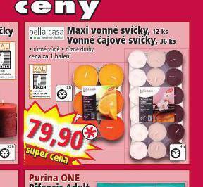 Norma Maxi vonné svíčky nabídka