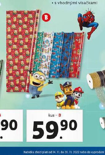 Lidl Balicí papír nabídka