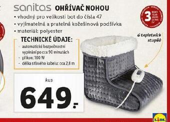 Ohřívač nohou