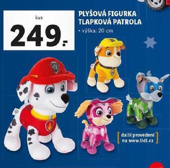 Lidl Plyšová figurka tlapková patrola nabídka