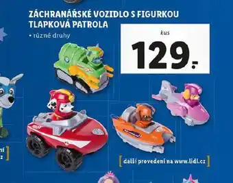 Lidl Záchranářské vozidlo s figurkou tlapková patrola nabídka
