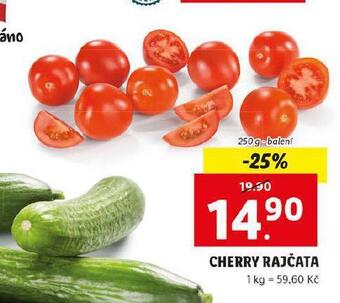 Lidl Cherry rajčata nabídka