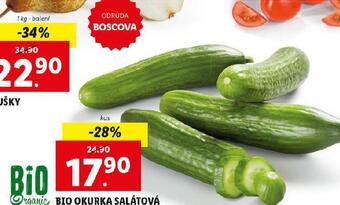 Lidl Bio okurka salátová nabídka