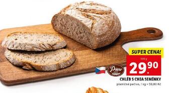 Lidl Chléb s chia semínky nabídka