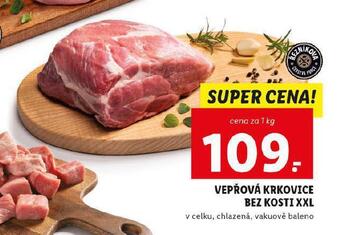 Lidl Vepřová krkovice bez kosti xxl nabídka
